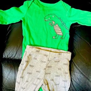 Cute carters dinosaur outfit